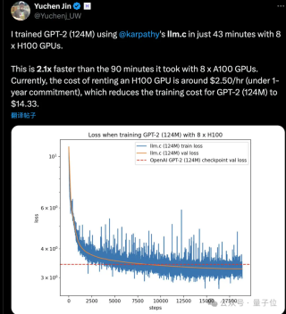 Karpathy新教程爆火，网友抢着送他H100：从头复现GPT-2训练 