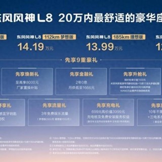 预售12.99万元起！东风风神L8会是最强黑马么？