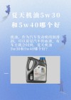 5w-30和5w-40哪个好？5w40和5w30的区别