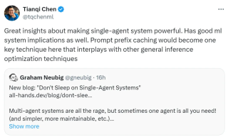 CMU副教授：在多智能体流行的当下，不要忽视单智能体系统