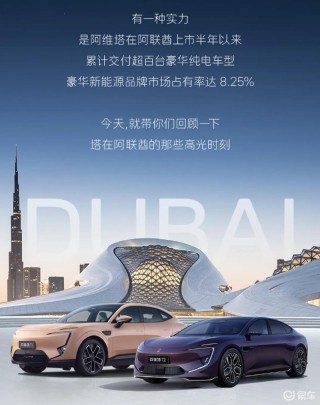 阿维塔：在阿联酋上市半年累计交付超百台