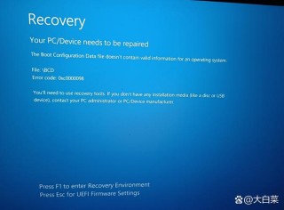 0x00000f4蓝屏代码是什么意思？0x00000f4蓝屏代码解决办法