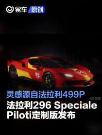 法拉利296 Speciale Piloti定制版发布 灵感源自法拉利499P