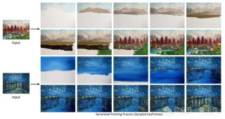 Inverse Painting – 华盛顿大学推出逆向重现绘画过程的AI技术