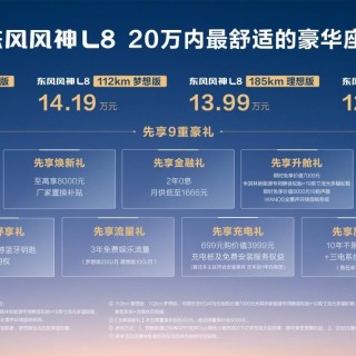 20万内舒适豪华座舱 东风风神L8预售12.99万元起