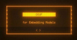 回归C++- 在GGUF上构建高效的向量模型