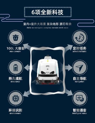 iTRmop商用扫地吸尘机器人满足多场景需求