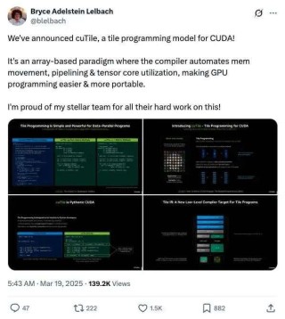 GPU编程“改朝换代”：英伟达终为CUDA添加原生Python支持，百万用户变千万？