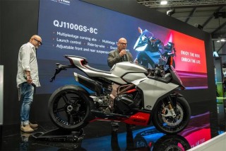 赛1000首秀 QJMOTOR新车亮相米兰摩展