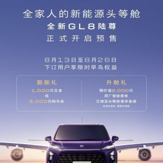 豪华舒适体验全面升级，全新GL8陆尊开启预售