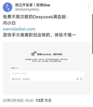哥飞聊案例：9天新增183万访问量的 DeepSeek 套壳
