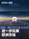 蔚来：将于2025至2026年进一步拓展欧洲市场