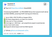 一文详解：DeepSeek 第三天开源的 DeepGEMM
