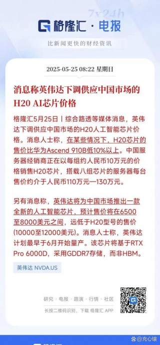 今日看点丨传英伟达暂停为中国市场定制H20；估值10亿美元的Character.AI公司或将出售