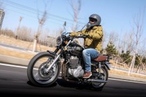 最便宜的650复古街车 试驾鑫源棍王650