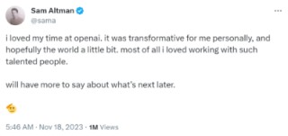 突发，OpenAI CEO被开除、退出董事会