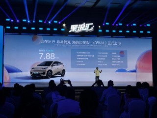 比亚迪海鸥自在版正式上市 售价7.88万元