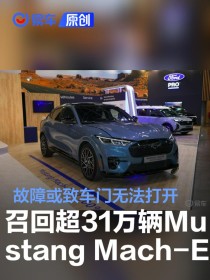 福特召回超31万辆Mustang Mach-E 故障或致车门无法打开