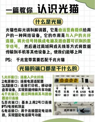 家庭宽带光纤猫、无线路由器常见问题及解决方案