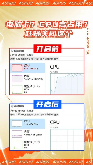 游戏占用cpu过高怎么办