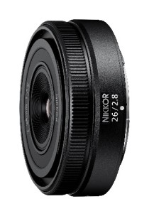纤薄广角定焦镜头 尼克尔 Z 26mm f／2.8发布