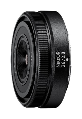 纤薄广角定焦镜头 尼克尔 Z 26mm f／2.8发布