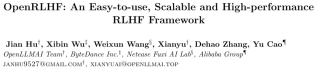这个团队做了OpenAI没Open的技术，开源OpenRLHF让对齐大模型超简单 