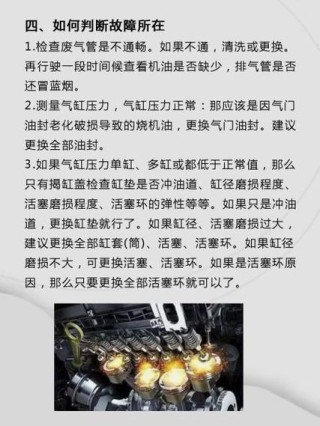 汽车烧机油白纸鉴别法，怎么判断车子烧不烧机油