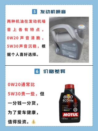 5W20机油损伤发动机吗，5W20和5W30机油哪个贵