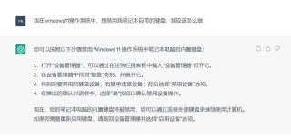 如何禁用笔记本键盘输入？