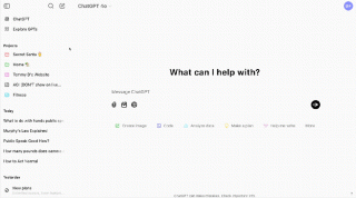 ChatGPT终于也推出Projects功能，却故意露出一个“AGI”的项目