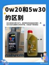 0w20机油和5w30哪个好？0w-20和5w-30有什么区别