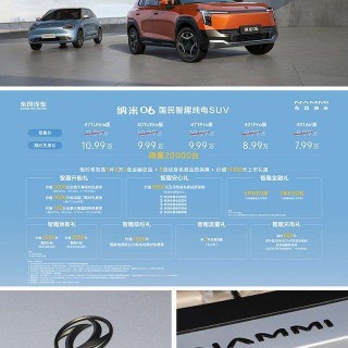 东风纳米06售价不足8万起，竞争比亚迪元UP你会选谁？