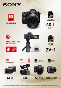 索尼多款影像产品斩获TIPA、Camera GP Japan、红点和iF设计奖