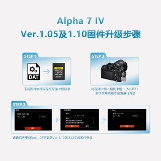 索尼发布全画幅微单™ILCE-7M4 Ver. 1.05及1.10新固件