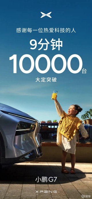小鹏汽车累计交付量突破80万台 努力做未来出行的坚定探索者