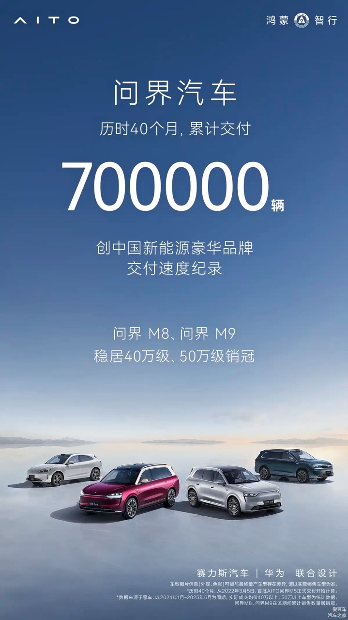 40万级纯电赛道“新王者”，问界M8纯电版8月上市  第7张