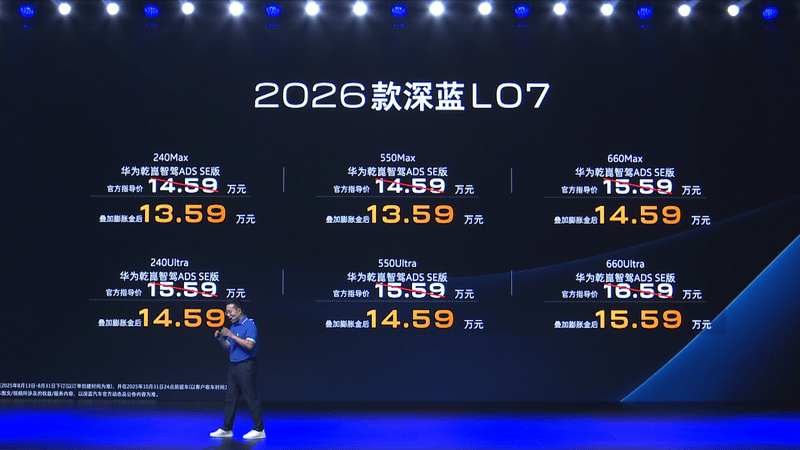 2026款深蓝L07正式上市 权益价售13.59万元起  第2张