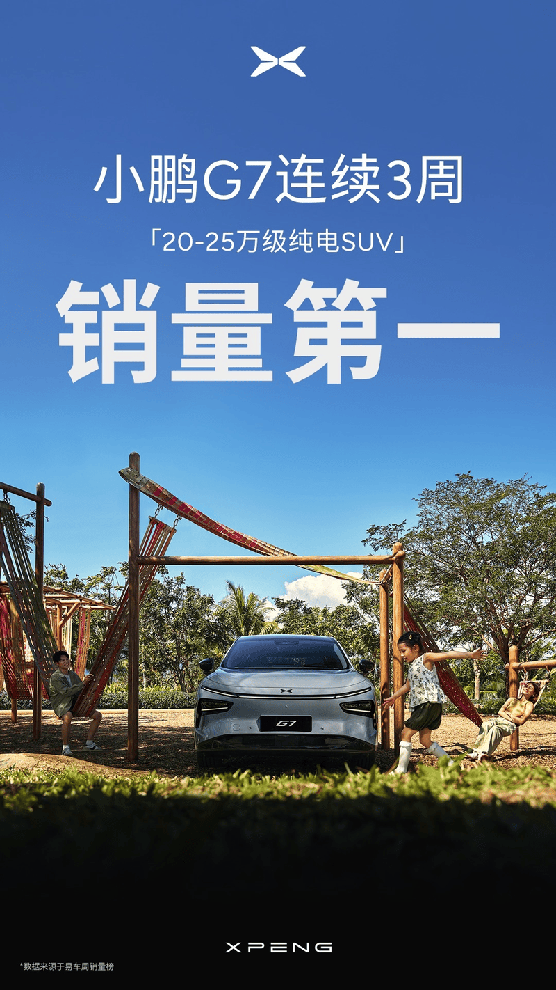 小鹏G7交付量突破10000台 售19.58万元起  第4张
