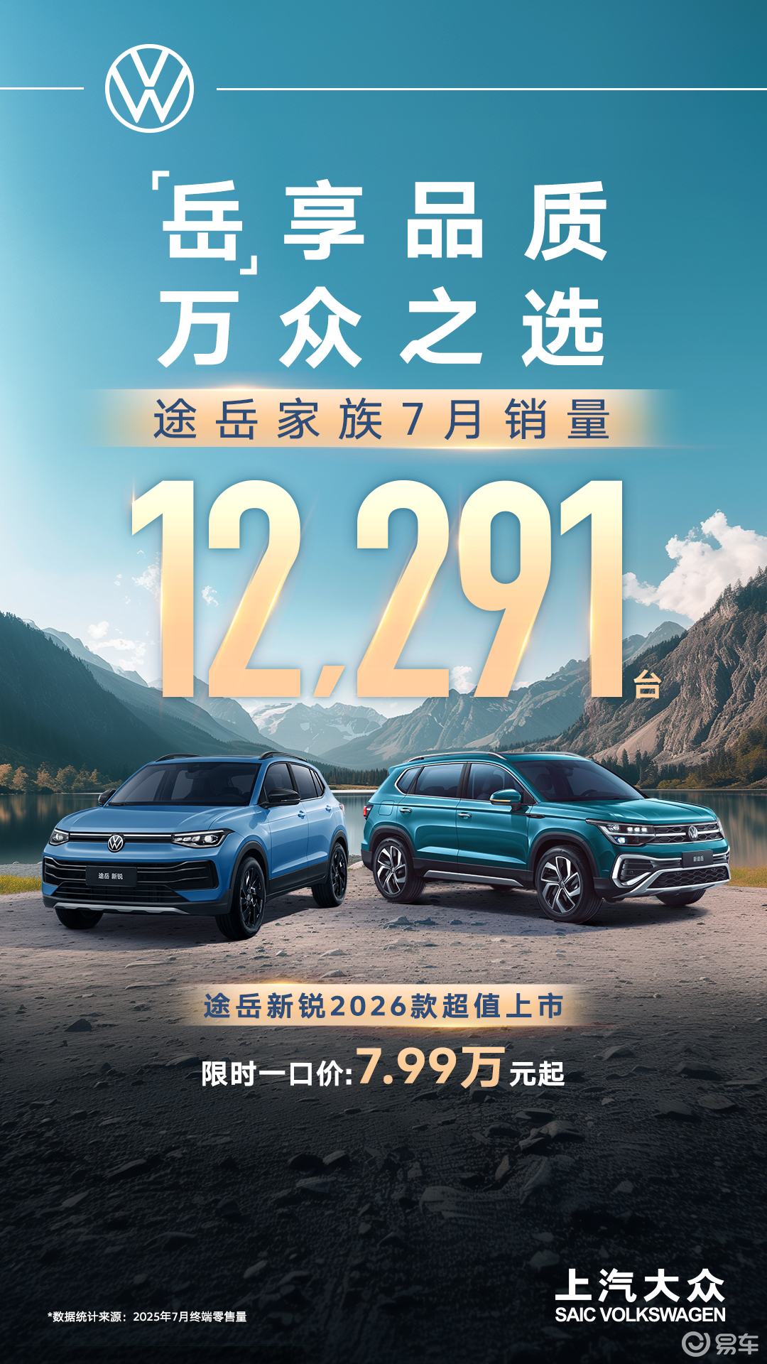 再传捷报！途岳家族7月销售12,291辆  第1张