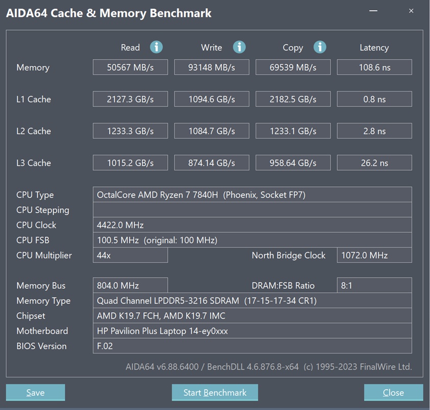 5199拿下顶配 惠普星Book 14 Pro 锐龙版：R7 7840H+32GB+1TB  第36张