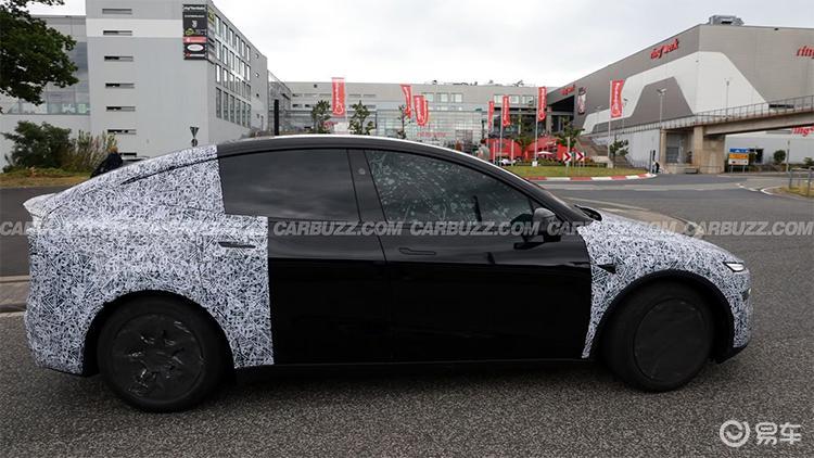加长版Model Y L现身纽北：长度加长，外观变化不大  第2张