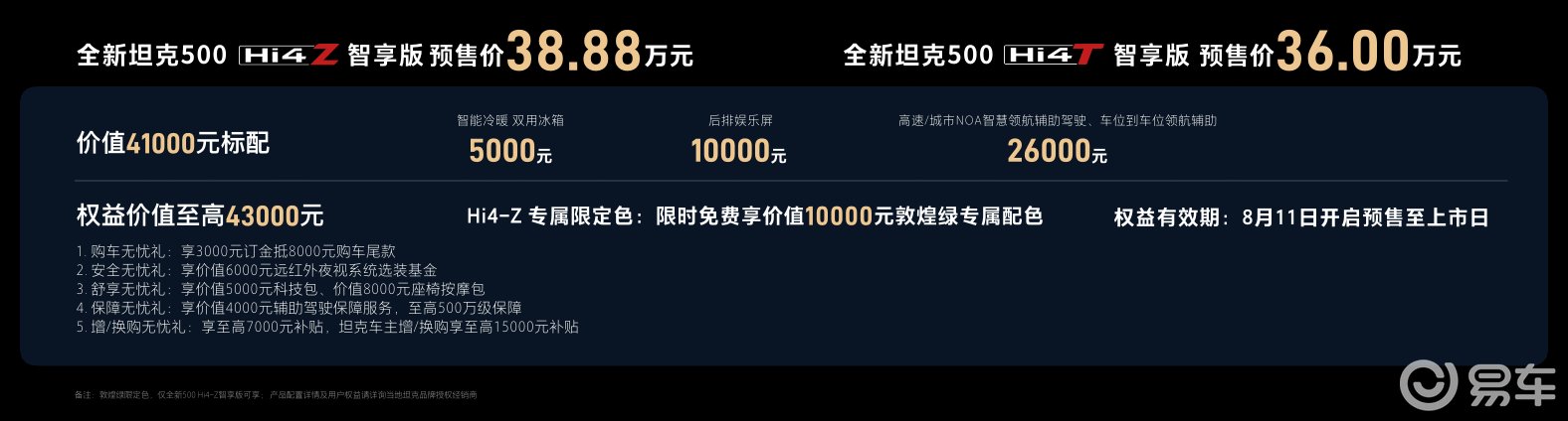 开启越野新时代！全新坦克500智享版预售36万元起  第1张