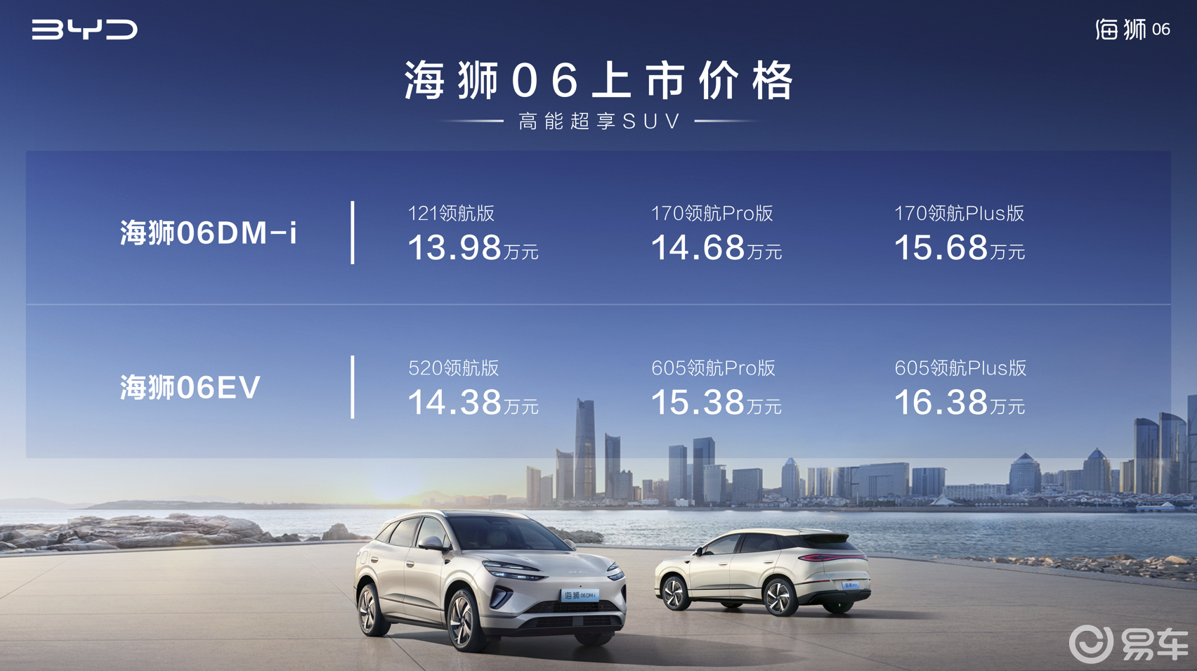 13.98万起！比亚迪海狮06北京区域上市  第1张