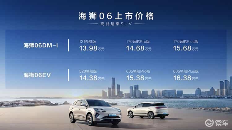 13.98万起！比亚迪海狮06北京上市  第1张