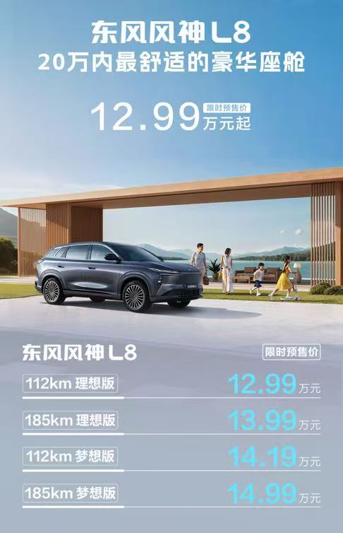 风神L8预售：混动、空间、续航都不弱，还缺些什么？  第1张
