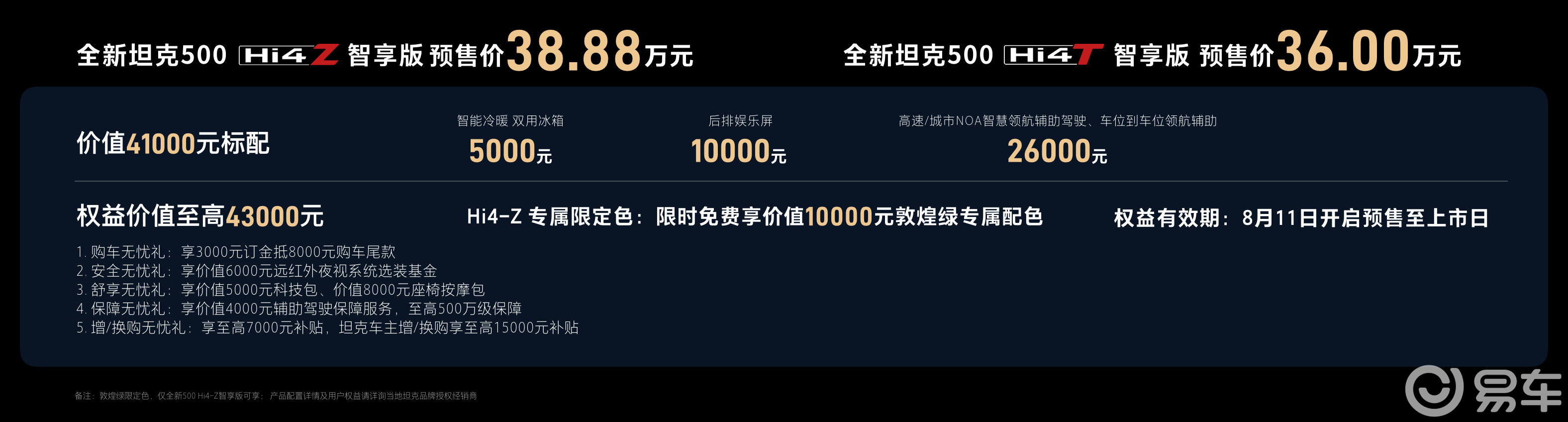 越野之上更豪华更智能，全新坦克500智享版预售36万起  第1张