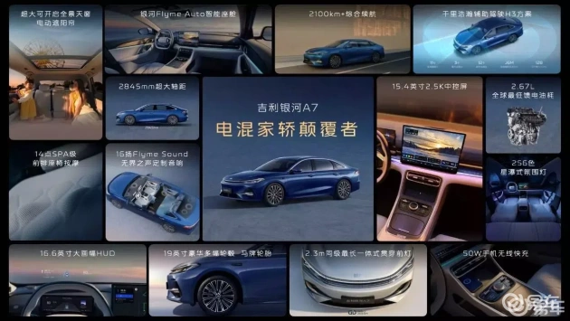 吉利银河A7入市，以8万起价挑战新能源家轿界新高度  第2张