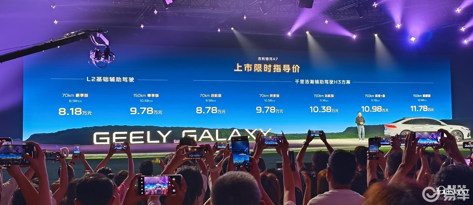 又一爆款？吉利银河A7上市，仅8万元  第1张