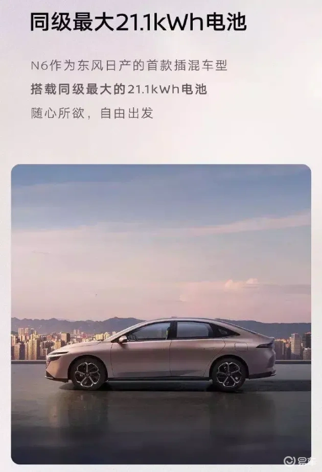 东风日产新插混轿车N6亮相，1.5L系统，有趣又实用  第2张